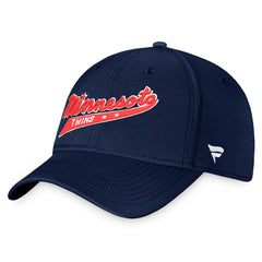 Navy Minnesota Twins Fanatics Cooperstown Core Flex Hat