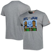 Jonathan Taylor & Shaquille Leonard Homage Unisex NFL Jam Tri-Blend T-Shirt - Indianapolis Colts T-shirts