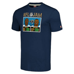 Isaac Bruce & Marshall Faulk Homage Unisex NFL Jam Retired Tri-Blend T-Shirt - Los Angeles Rams T-shirts