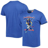 Josh Allen Homage Unisex NFL Blitz Player Tri-Blend T-Shirt - Buffalo Bills T-shirts