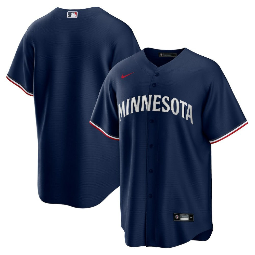 Navy Minnesota Twins Nike Alternate Replica Team Logo Jersey