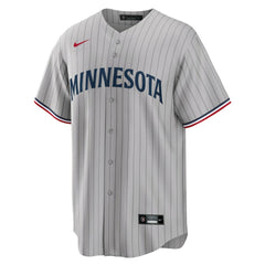 Gray Minnesota Twins Nike Road Replica Team Jersey