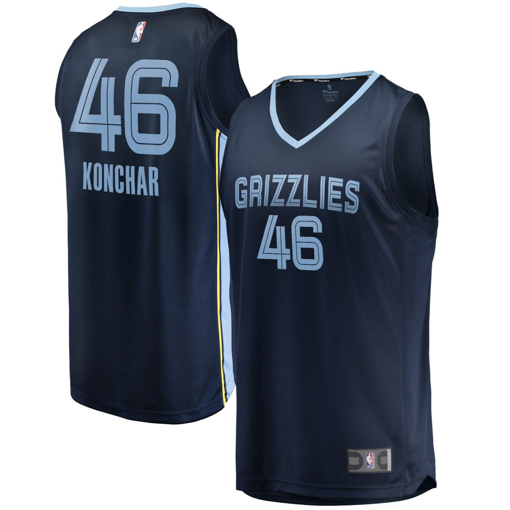 Fanatics John Konchar Memphis Grizzlies Fast Break Replica Jersey