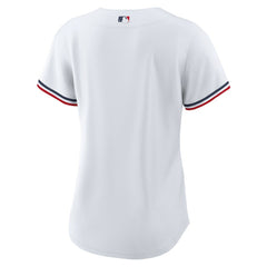 White Minnesota Twins Nike Women's Home Replica Team Logo Jersey