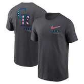 Anthracite Colorado Rockies Nike Americana T-Shirt