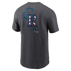 Anthracite Colorado Rockies Nike Americana T-Shirt
