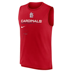 Red St. Louis Cardinals Nike Exceed Performance Tank Top
