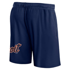 Navy Detroit Tigers Fanatics Clincher Mesh Shorts
