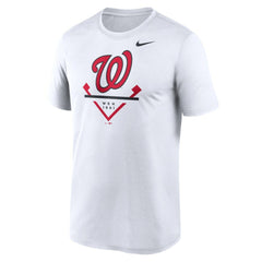 White Washington Nationals Nike Icon Legend Dri-FIT T-Shirt