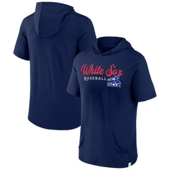 Navy Chicago White Sox Fanatics Offensive Strategy Short Sleeve Pullover Hoodie