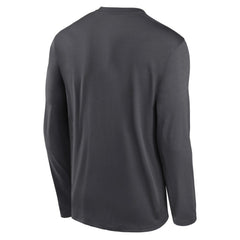 Anthracite Chicago White Sox Nike Icon Legend Performance Long Sleeve T-Shirt