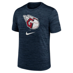Navy Cleveland Guardians Nike Logo Velocity Performance T-Shirt