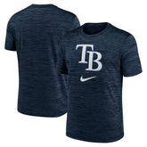 Navy Tampa Bay Rays Nike Logo Velocity Performance T-Shirt