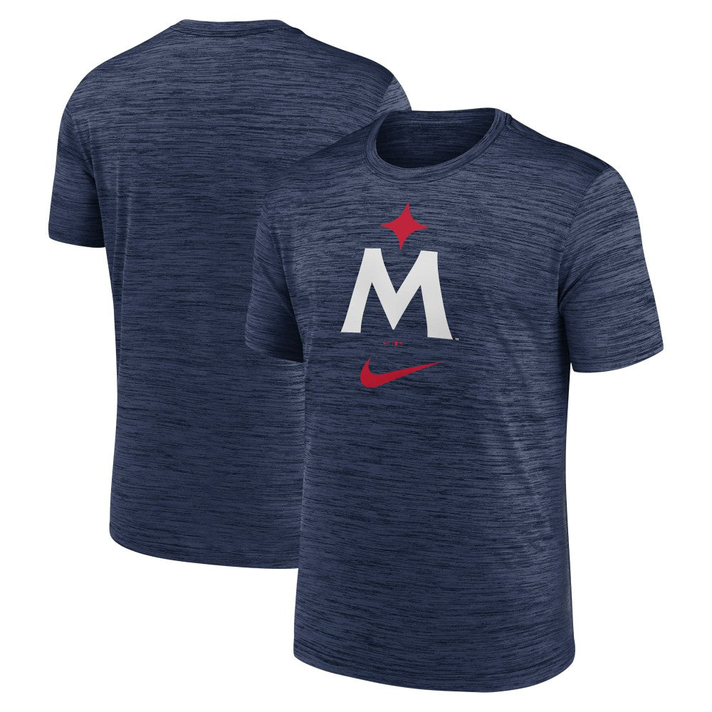 Navy Minnesota Twins Nike 2023 Logo Velocity Performance T-Shirt