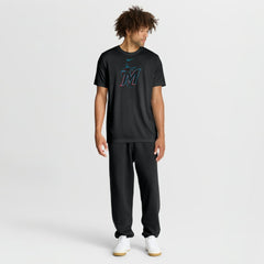 Black Miami Marlins Nike New Legend Dri-FIT T-Shirt