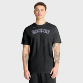 Black Colorado Rockies Nike New Legend Wordmark Dri-FIT T-Shirt