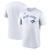 White Toronto Blue Jays Nike New Legend Wordmark Dri-FIT T-Shirt
