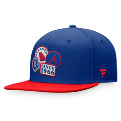 Royal/Red Atlanta Braves Fanatics Heritage Patch Fitted Hat