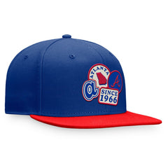 Royal/Red Atlanta Braves Fanatics Heritage Patch Fitted Hat
