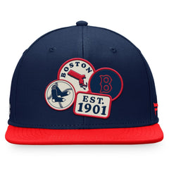 Navy Boston Red Sox Fanatics Heritage Patch Fitted Hat