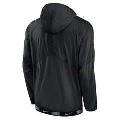 Black Minnesota Twins Nike Authentic Night Game Performance Half-Zip Windbreaker