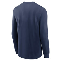 Navy Minnesota Twins Nike Over Arch Performance Long Sleeve T-Shirt