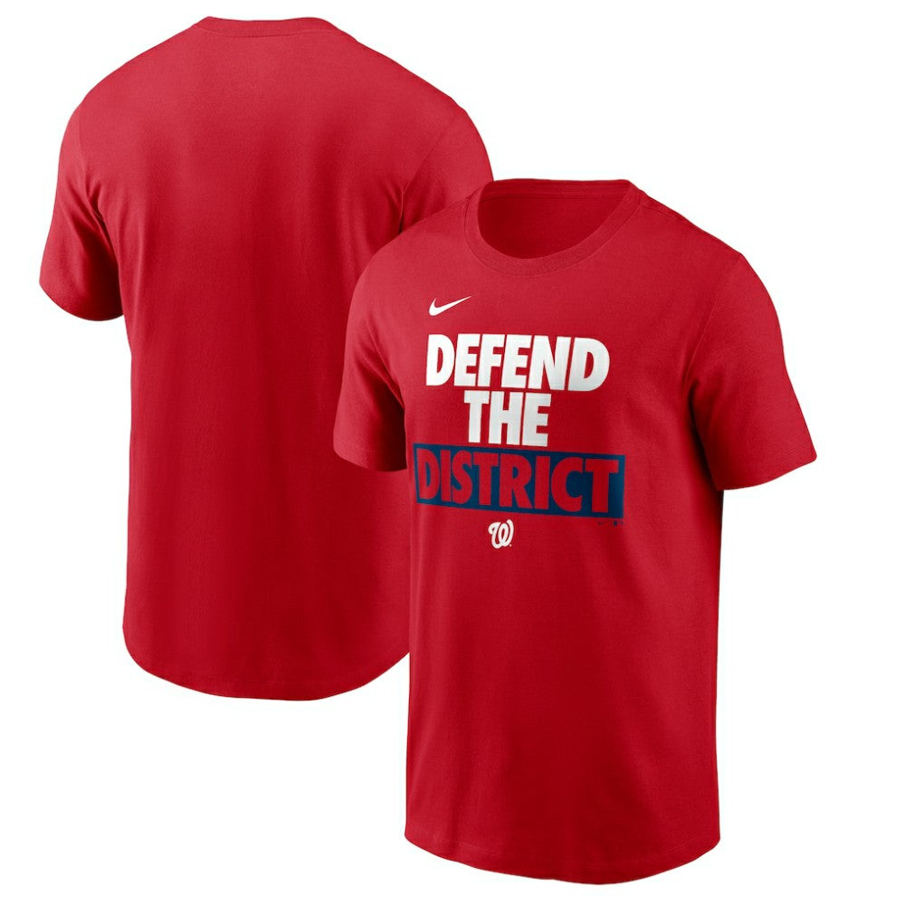 Red Washington Nationals Nike Rally Rule T-Shirt