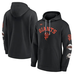Black San Francisco Giants Nike Rewind Lefty Pullover Hoodie
