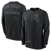 Black Chicago White Sox Nike Statement Ball Game Fleece Pullover Sweatshirt