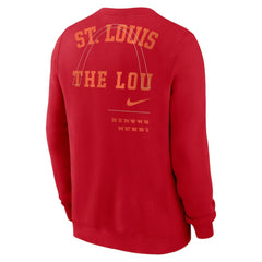 Red St. Louis Cardinals Nike Statement Ball Game Fleece Pullover Sweatshirt