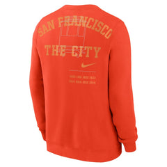 Orange San Francisco Giants Nike Statement Ball Game Fleece Pullover Sweatshirt