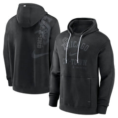 Black Chicago White Sox Nike Statement Ball Game Pullover Hoodie
