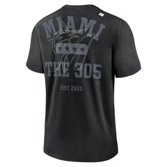 Black Miami Marlins Nike Statement Game Over T-Shirt