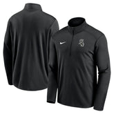 Black Chicago White Sox Nike Agility Pacer Performance Half-Zip Top