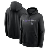 Black Colorado Rockies Nike Swoosh NeighborHOOD Pullover Hoodie