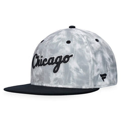 Black/White Chicago White Sox Fanatics Smoke Dye Fitted Hat