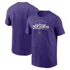 Purple Colorado Rockies Nike Team Engineered Performance T-Shirt
