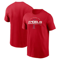 Red Los Angeles Angels Nike Team Engineered Performance T-Shirt