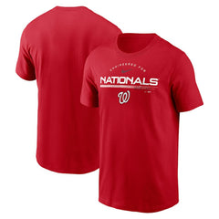 Red Washington Nationals Nike Team Engineered Performance T-Shirt