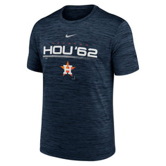 Navy Houston Astros Nike Wordmark Velocity Performance T-Shirt