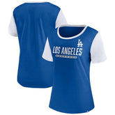 Royal Los Angeles Dodgers Fanatics Women's Mound T-Shirt