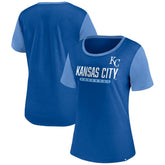 Royal Kansas City Royals Fanatics Women's Mound T-Shirt