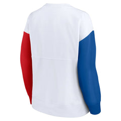 White Chicago Cubs Fanatics Women's Series Pullover Sweatshirt