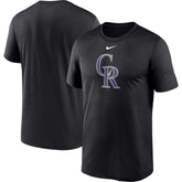 Black Colorado Rockies Nike Big & Tall Logo Legend Performance T-Shirt