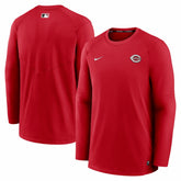 Red Cincinnati Reds Nike Authentic Collection Logo Performance Long Sleeve T-Shirt