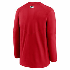 Red Cincinnati Reds Nike Authentic Collection Logo Performance Long Sleeve T-Shirt