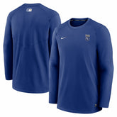 Royal Kansas City Royals Nike Authentic Collection Logo Performance Long Sleeve T-Shirt
