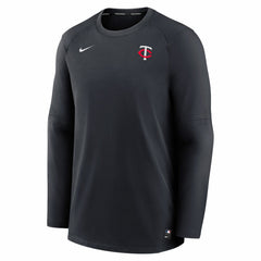 Navy Minnesota Twins Nike Authentic Collection Logo Performance Long Sleeve T-Shirt