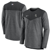 Black Chicago White Sox Nike Authentic Collection Game Time Performance Half-Zip Top