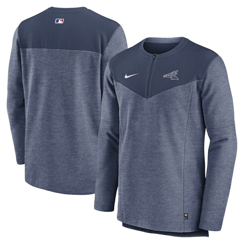 Navy Chicago White Sox Nike Authentic Collection Game Time Performance Half-Zip Top